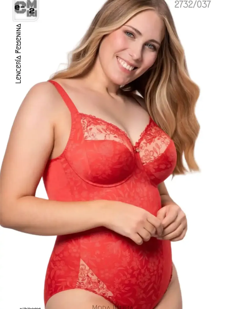 2773 Body con aros y blonda - Jasmin (B-G)